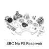 SBC Serpentine Hyper Drive Kit Pulley System W/O PS Reservoir