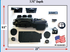 Southern Air 67-68 Camaro Direct Fit A/C, Heat, & Defrost - UNIT ONLY