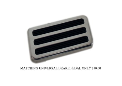 Wide Universal Brake Pedal