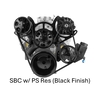 SBC Serpentine Hyper Drive Kit Pulley System W/ PS Reservoir