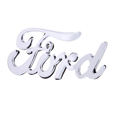 Chrome Vintage "Ford" Script Emblem