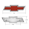 Red Bowtie Grille Emblem For 1967-68 Chevy Truck