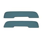 68 GM A-BODY FRONT ARMREST PADS - TURQUOISE