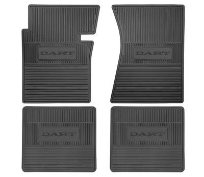 1965 DODGE DART/DART 270/DART GT FLOOR MATS W/ MANUAL TRANSMISSION