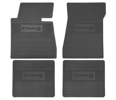 962 DODGE DART 330' FLOOR MATS W/ AUTOMATIC TRANSMISSION