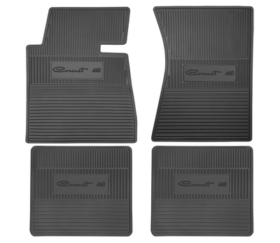 1965 DODGE CORONET 440 440' FLOOR MATS W/ AUTOMATIC TRANSMISSION