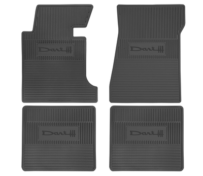 1962 DODGE DART 440' FLOOR MATS W/ MANUAL TRANSMISSION