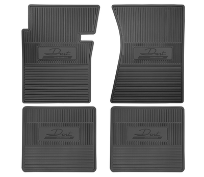 1963 DODGE DART 170 170' FLOOR MATS W/ MANUAL TRANSMISSION