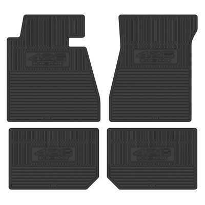 1966-1967 DODGE/PLYMOUTH B-BODY '426 HEMI' FLOOR MATS W/ AUTOMATIC TRANSMISSION