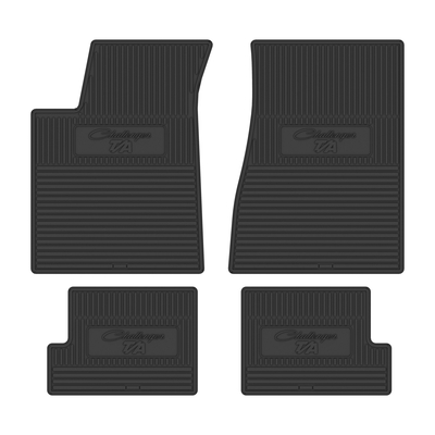 1970 DODGE CHALLENGER T/A T/A' FLOOR MATS W/ MANUAL TRANSMISSION