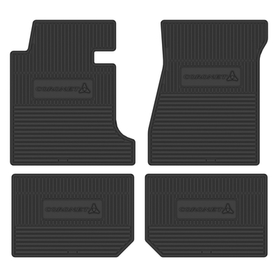 1969-1970 DODGE CORONET 440/CORONET 500/CORONET DELUXE/CORONET R/T FLOOR MATS W/ MANUAL TRANSMISSION