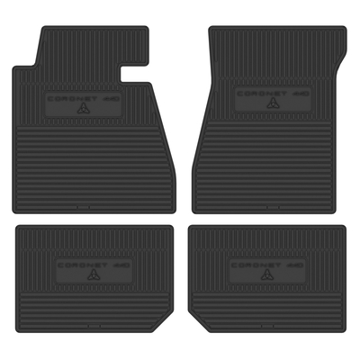 1967-1968 DODGE CORONET 440 440' FLOOR MATS W/ AUTOMATIC TRANSMISSION