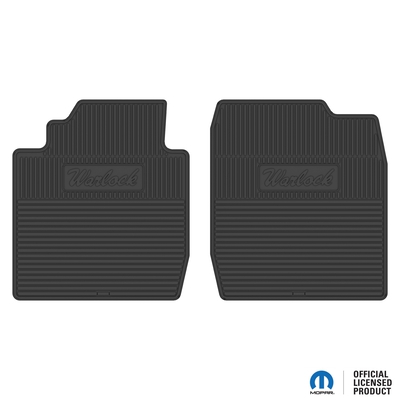 1976-1978 DODGE WARLOCK WARLOCK TRUCK VINYL FLOORMATS W/ WARLOCK LOGO