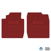 1978-1979 DODGE LIL RED EXPRESS LI'L RED EXPRESS TRUCK VINYL FLOORMATS W/ LI'L RED EXPRESS LOGO