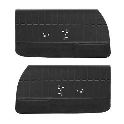 1971-1972 CHEVROLET MONTE CARLO FRONT DOOR PANELS - BLACK