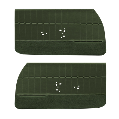 1972 CHEVROLET MONTE CARLO FRONT DOOR PANELS - MED GREEN