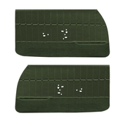 1972 CHEVROLET MONTE CARLO FRONT DOOR PANELS - MED GREEN