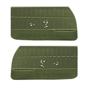 1971 CHEVROLET MONTE CARLO FRONT DOOR PANELS - JADE GREEN