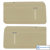 1971 CHEVROLET NOVA STANDARD FRONT DOOR PANELS PRE-ASSEMBLED - SNDLWD