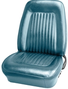 1967 CHEVROLET CAMARO "STANDARD" BUCKET SEAT UPHOLSTERY - BLUE