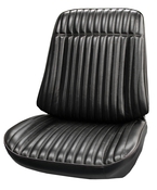 1970 CHEVROLET MONTE CARLO BUCKET SEAT UPHOLSTERY - BLACK