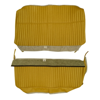 1970 CHEVROLET MONTE CARLO HARDTOP REAR UPHOLSTERY - SADDLE