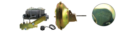 1964-1974 GM A, F, X 11" Single Delco Moraine O.E.M. Stamped Power Brake Booster Conversion Kit (Disc/ Disc)