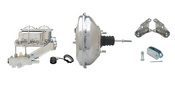 GM A, F, X 11" Chrome Power Brake Booster Conversion Kit (Disc/ Drum)