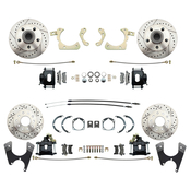 1955-1958 GM Full Size Front & Rear Power Disc/Disc Brake Conversion Kit #3 W/O Booster (Impala, Bel Air, Biscayne)