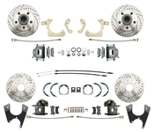 1959-1964 GM Full Size Front & Rear Power Disc/Disc Brake Conversion Kit #2 W/O Booster (Impala, Bel Air, Biscayne)