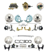 1962-1967 Nova Power Front & Rear Disc Brake Conversion Kit #3 w/ 9" 3 Stud Booster Kit