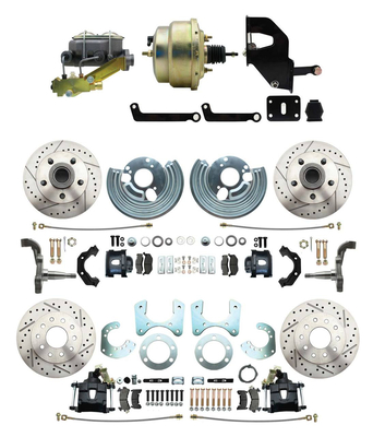 1962-1972 Mopar B & E Body Front & Rear Disc Brake Conversion Kit #6 W/ Booster Kit