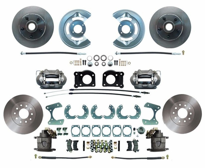 1964.5-1973 Ford Mustang Front & Rear Disc Brake Conversion Kit #2 No Booster