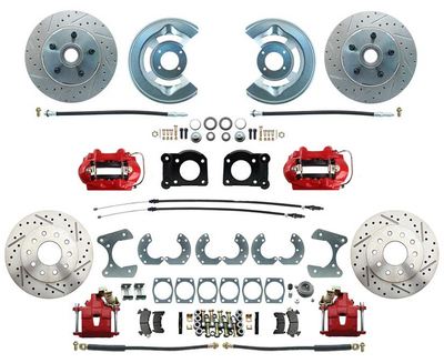 1964.5-1973 Ford Mustang Front & Rear Disc Brake Conversion Kit #3 No Booster