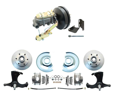 1963-1966 Chevy Truck Power Disc Brake Kit 9” Single Cast Iron Master