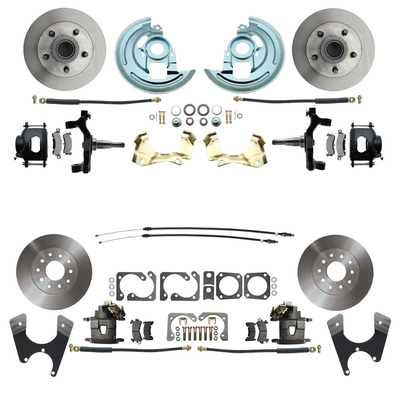 1964-1972 GM A Body (Chevelle, GTO, Cutlass) 2" Drop Front & Rear Disc Brake Kit