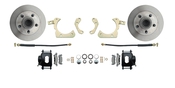 1955-1958 GM Full Size Front Disc Brake Kit w/ 8" Dual Zinc Booster Conversion Kit