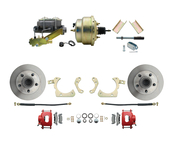 1955-1958 GM Full Size Disc Brake Kit w/ 8" Dual Zinc Booster Conversion Kit (Impala, Bel Air, Biscayne)