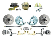 1964-1972 GM A Body Front Power Disc Brake Conversion Kit Standard Rotors w/ 8" Dual Zinc Booster Kit