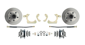 1955-1958 GM Full Size Standard Disc Brake Conversion Kit w/ Black Calipers (Impala, Bel Air, Biscayne)