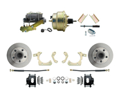 1955-1958 GM Full Size Disc Brake Kit w/ 8" Dual Zinc Booster Conversion Kit (Impala, Bel Air, Biscayne)