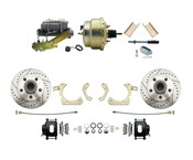 1955-1958 GM Full Size Disc Brake Kit w/ 8" Dual Zinc Booster Conversion Kit (Impala, Bel Air, Biscayne)