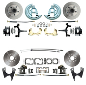 1964-1972 GM A Body (Chevelle, GTO, Cutlass) 2" Drop Front & Rear Disc Brake Kit