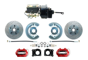 1964.5-1966 Ford Mustang Front Power Disc Brake Conversion Kit #3 W/ Booster