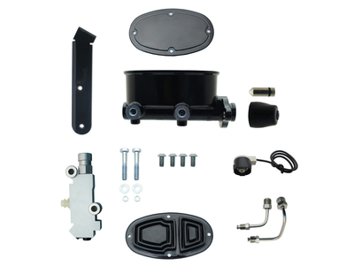 Oval Master Cylinder Kit w/ Aluminum Proportioning Valve Kit (Disc/ Drum)