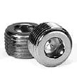 Chrome Pipe Plugs- 1-2inch, NPT, 2 PER package