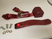 Three Point Retractable Shoulder Harness 3 Point Maroon Shoulder Harness Seat Belt