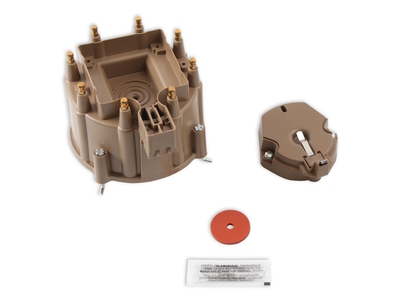 Distributor Cap & Rotor Kit 72-86 Various GM - HEI Style - Tan