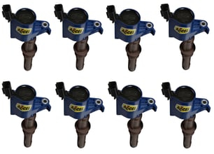 Igntion Coil - SuperCoil - 2008-2014 Ford 4.6L/5.4L/6.8L 3-valve, Blue, 8-Pack