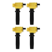 Ignition Coil- SuperCoil-2012-2017 Ford EcoBoost 2.0L/2.3L- L4 - 4-Pack - Yellow